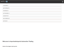 Tablet Screenshot of importanteimports.com